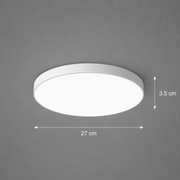 Plafoniera LED SOLIS 27cm 20W Luce Fredda, Bianca