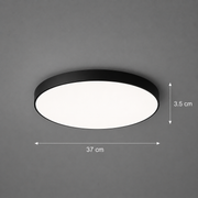 Plafoniera LED SOLIS 37cm 32W Lumina Rece Negru