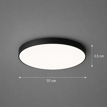 Plafoniera LED SOLIS 37cm 32W Lumina Rece Negru