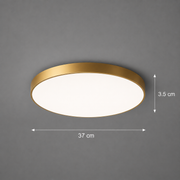 Plafoniera LED SOLIS 37cm 33W Luce Fredda Oro