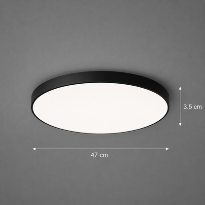 Plafoniera LED SOLIS 47cm 70W Luce Fredda Nera