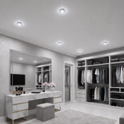 Spot LED ORBITA, 5W, Rotund, Lumina Rece + RGB, Alb, Rasina si Sticla Spot LED Default Title Alessandro Design