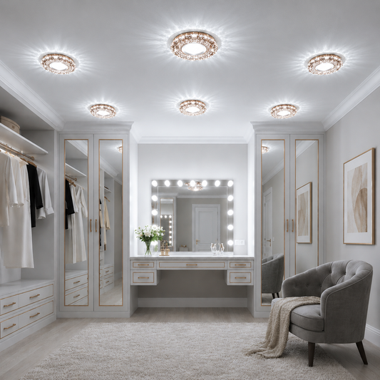 Spot LED ORBITA, 5W, Rotund, Lumina Rece / Calda, Bronz Antichizat, Rasina si Sticla Spot LED Default Title Alessandro Design