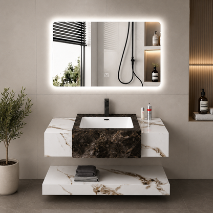 Set Mobilier VANTA pentru Baie, 80cm, 3 Piese, Alb Mobilier Baie Default Title Alessandro Design