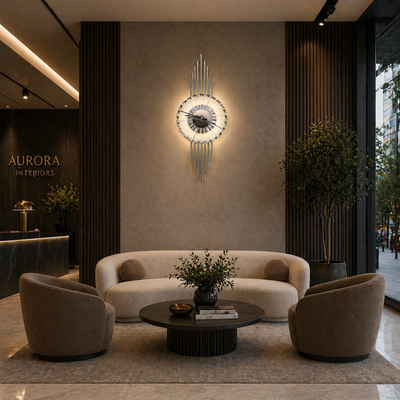 Lampada da Parete Decorativa LED Luna 83W Diametro 120CM Luce Fredda/Neutra/Calda Nera