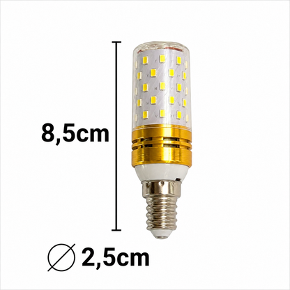 Lampadina LED E14, 12W, Rosa, Luce Calda/Neutra/Fredda, 3000K/4000K/6000K