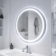 Oglinda LED Rotunda, 70cm, Celeste MotionGlow Marcello, Sistem Dezaburire, Ceas & Termometru, Dimabila, Lumina Calda Neutra Rece 3000K/4000K/6000K Oglinzi Marcello Default Title Alessandro Design