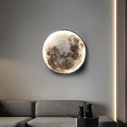 Lampada LED da Parete Decorativa Luna 83W Diametro 120CM Luce Fredda/Neutra/Calda Nero Lampadari LED Applicati Titolo predefinito Alessandro Design