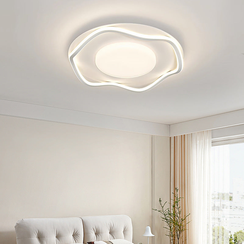 Lampadario a LED con telecomando MODERNO 77W, 2 Cerchi, Luce Fredda/Calda/Neutra, Dimmerabile, Lampadario a LED Bianco con telecomando Titolo predefinito Alessandro Design