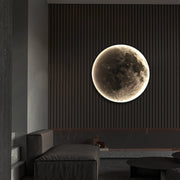 Lampada LED da Parete Decorativa Luna 83W Diametro 120CM Luce Fredda/Neutra/Calda Nero Lampadari LED Applicati Titolo predefinito Alessandro Design