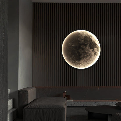 Lampada LED da Parete Decorativa Luna 83W Diametro 120CM Luce Fredda/Neutra/Calda Nero Lampadari LED Applicati Titolo predefinito Alessandro Design