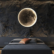 Lampada Decorativa da Parete a LED con Telecomando, Moon 34W Diametro 50CM Luce Calda Neutra Fredda 3000/4000/6000K Lampadari LED con Telecomando Titolo predefinito Alessandro Design