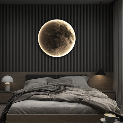Lampada LED da Parete Decorativa Luna 83W Diametro 120CM Luce Fredda/Neutra/Calda Nero Lampadari LED Applicati Titolo predefinito Alessandro Design