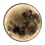 Lampada LED da Parete Decorativa Luna 83W Diametro 120CM Luce Fredda/Neutra/Calda Nero Lampadari LED Applicati Titolo predefinito Alessandro Design