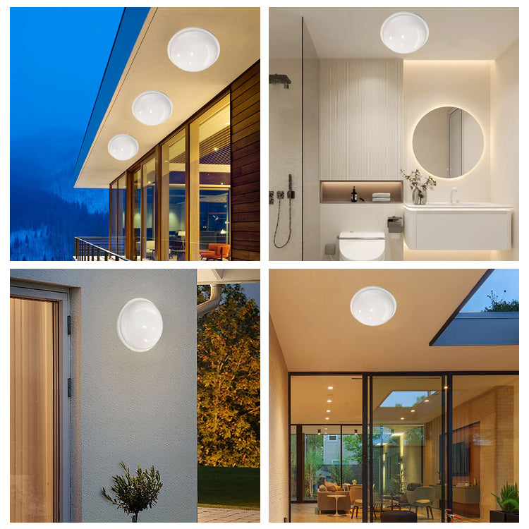 Aplica LED de Exterior AX310/162WH, Lumina Calda 3000K, Diametru 16.2cm, IP65, Alb Aplice de Exterior Default Title Alessandro Design