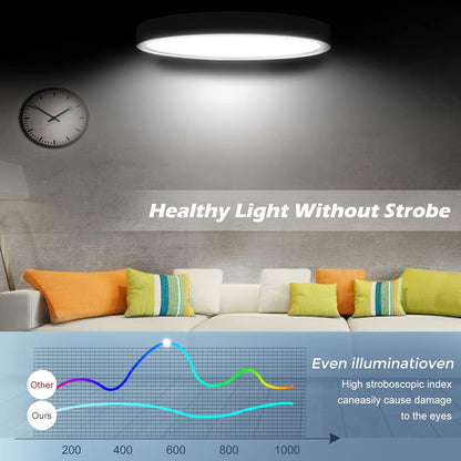 SOLIS Plafoniera LED 27cm 20W Luce Fredda, Plafoniere LED Bianco Titolo predefinito Alessandro Design