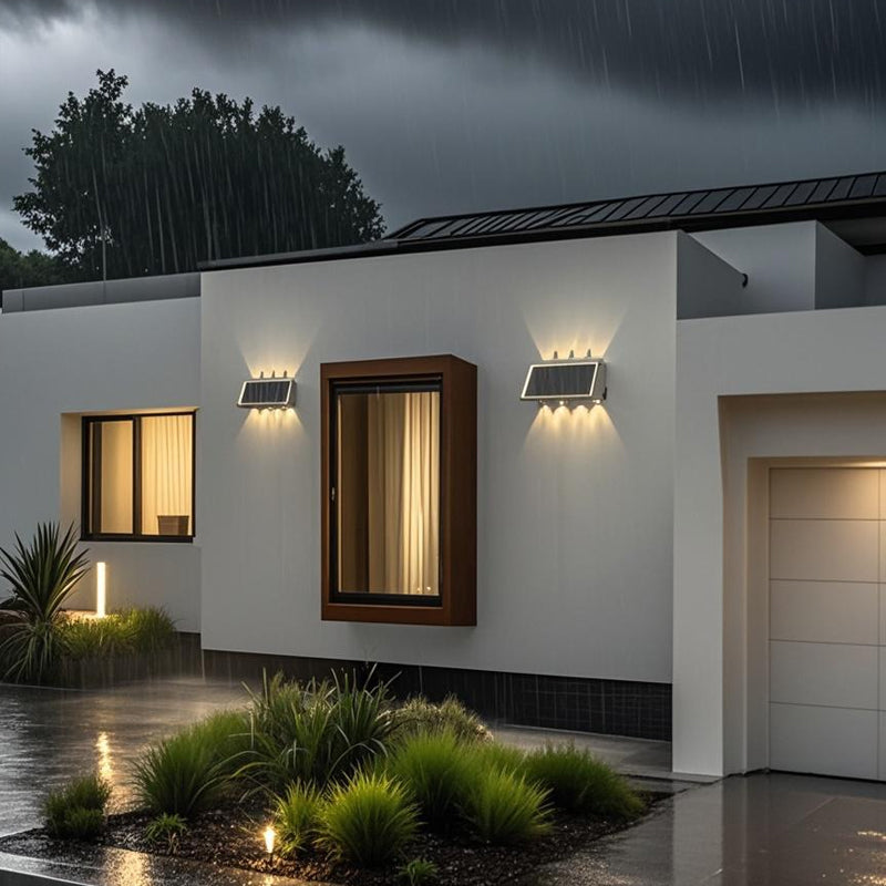 Aplica LED Exterior Solaris, 8 Surse de lumina, Lumina Calda, Negru Aplice de Exterior Default Title Alessandro Design