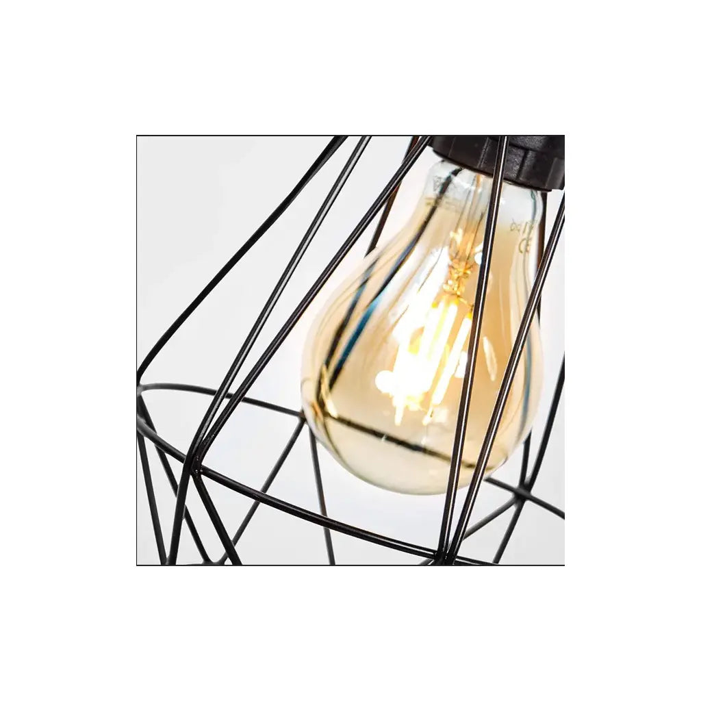Lustra Aethra, 1x E27, Metal, Negru Lustre Industrial Default Title Alessandro Design