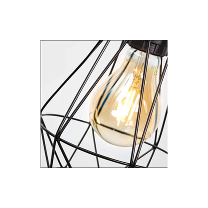 Lustra Aethra, 1x E27, Metal, Negru Lustre Industrial Default Title Alessandro Design