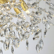 Lampadario in cristallo WALTZ Rhapsody, 6x G9, oro, 45 cm, altezza regolabile, metallo e cristallo Lampadari in cristallo Titolo predefinito Alessandro Design