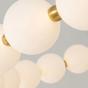 Celeste Lampadario LED a Sospensione in Acrilico da 42W con Telecomando, Dimmerabile, Luce Calda/Neutra/Fredda 3000K/4000K/6000K, Lampadari a LED in Oro, Metallo e Acrilico con Telecomando Titolo predefinito Alessandro Design