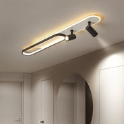 Lampadario LED con Proiettore Orientabile FISSO Camilla 70W, Luce Fredda/Calda/Neutra, Lampadari LED Neri Titolo predefinito Alessandro Design