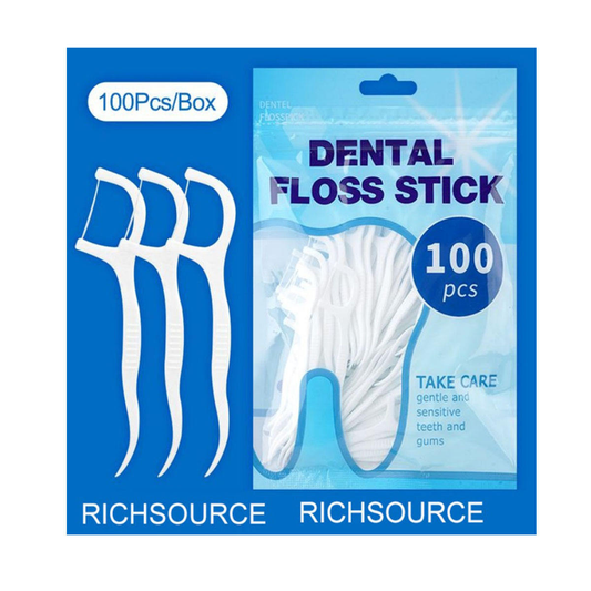 Set di 100 stuzzicadenti con filo interdentale Personal Care Titolo predefinito Alessandro Design