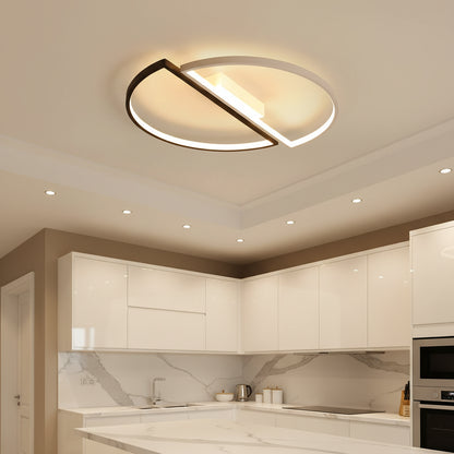 Lampadario LED con telecomando VECTOR ARCUS 52W, 2 Elementi, Luce Fredda/Calda/Neutra, Dimmerabile, Bianco Nero Lampadari LED con Telecomando Titolo predefinito Alessandro Design