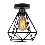 Lustra cu Abajur, GRACIE, Diamant, 1XE27, Negru Lustre Industrial Default Title Alessandro Design