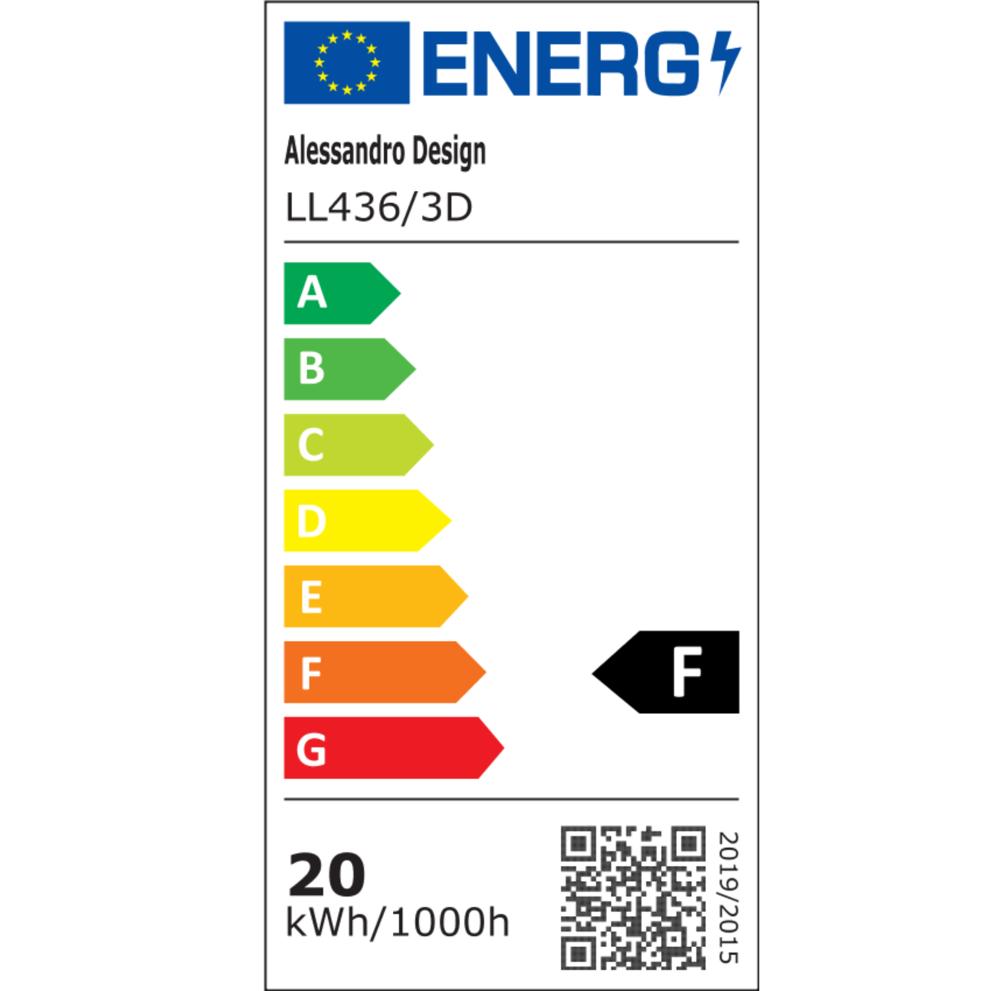 Lampadario LED NEXA 3D, 20W, Diametro 24cm, Luce Fredda/Calda/Neutra, Lampadari LED Bianchi Titolo predefinito Alessandro Design