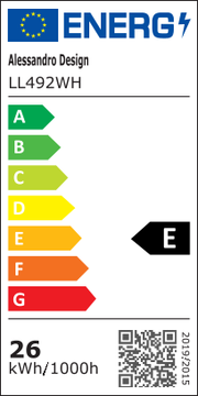 Lampadario LED MODERNO 26W, Diametro 20cm, Rotondo, Luce Fredda/Calda/Neutra, Lampadari LED Bianchi Titolo predefinito Alessandro Design