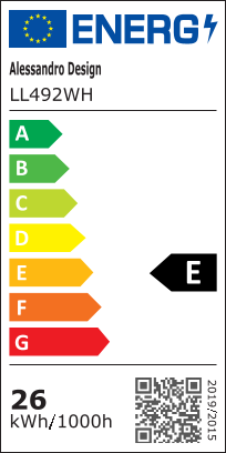 Lampadario LED MODERNO 26W, Diametro 20cm, Rotondo, Luce Fredda/Calda/Neutra, Lampadari LED Bianchi Titolo predefinito Alessandro Design