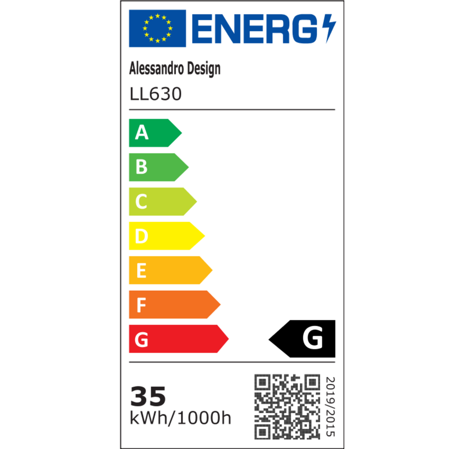 Lampadario LED HEATH STEA, 35W, Diametro 20cm, Luce Neutra, Lampadari LED Applicati Bianchi Titolo predefinito Alessandro Design