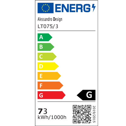 Lampadario LED con telecomando e cristallo NOVA ROTONDA RGB 73W, 3 Cerchi, Luce Fredda/Calda/Neutra, Dimmerabile, Lampadari LED e Cristalli Cromo Lucido Titolo predefinito Alessandro Design