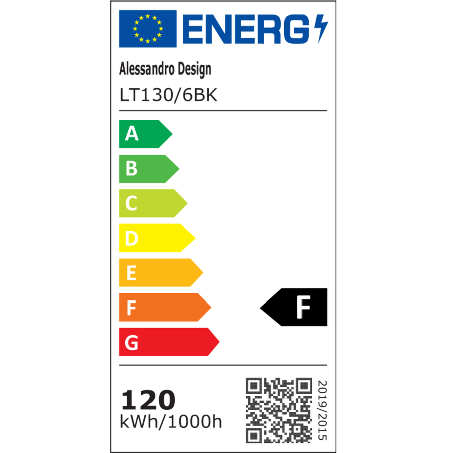 Lampadario LED con telecomando ELLA 120W, 6 Quadrati, Luce Fredda/Calda/Neutra, Dimmerabile, Nero, Metallo e Acrilico Lampadari LED con Telecomando Titolo predefinito Alessandro Design