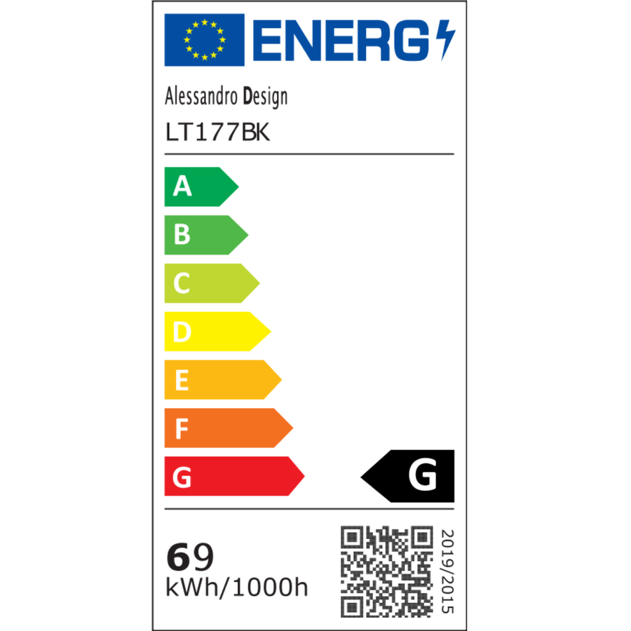 Lampadario LED con telecomando DAIKI 69W, 4 Quadrati, Luce Fredda/Calda/Neutra, Dimmerabile, Nero Lampadari LED con Telecomando Titolo predefinito Alessandro Design