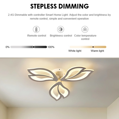 Lampadario a LED con telecomando LILY 40W, 3 Elementi, Luce Fredda/Calda/Neutra, Dimmerabile, Lampadario a LED Bianco con telecomando Titolo predefinito Alessandro Design