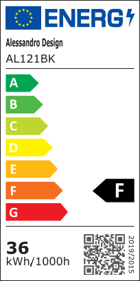 Aplica LED Delilah 36W Decorativa Lumina Rece/Calda/Neutra Metal si SIlicon Negru Aplice de Interior Default Title Alessandro Design