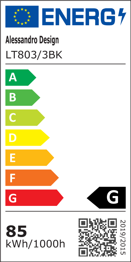Lampadario LED a sospensione con telecomando CASIANA 85W, 3 Cerchi, Luce Fredda/Calda/Neutra, Dimmerabile, Nero, Regolabile in Altezza
