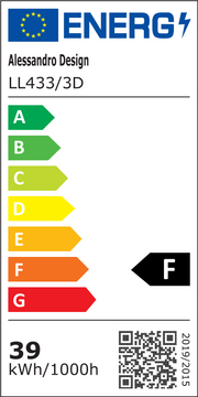 Lampadario LED NEXA Triangle 3D 39W, Bianco, Luce Fredda/Calda/Neutra