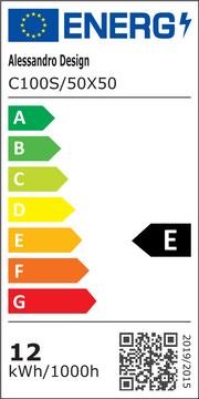 Specchio rotondo a LED, 50 cm, Basic Touch