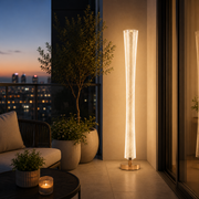 Lampadar LED 40W Modern Augustinus 127Cm Luminca Calda/Neutra/Rece Auriu