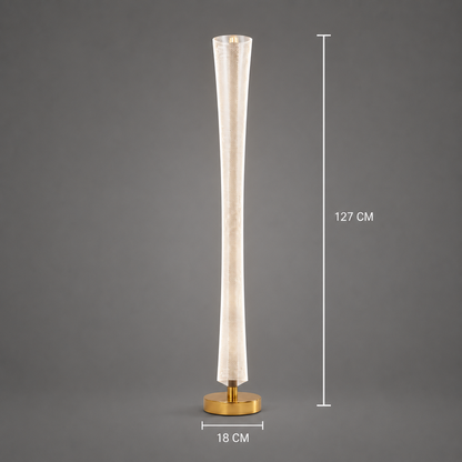 Lampadar LED 40W Modern Augustinus 127Cm Luminca Calda/Neutra/Rece Auriu