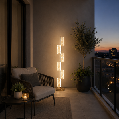 Lampadar LED 40W Modern Austin 125Cm 3000/4000/6000K Auriu