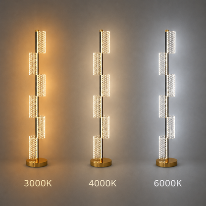 Lampadar LED 40W Modern Austin 125Cm 3000/4000/6000K Auriu