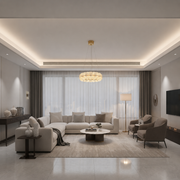 Lustra Cristal MAYON Magno, 60x60cm, 3000K/4000K/6000K, 160W, Metal si Acrilic, Auriu