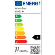 Lustra LED MODERNA 25W, Dimensiuni 19.5x19.5 cm, Patrata, lumina Rece/Calda/Neutra, Negru Lustre LED Default Title Alessandro Design