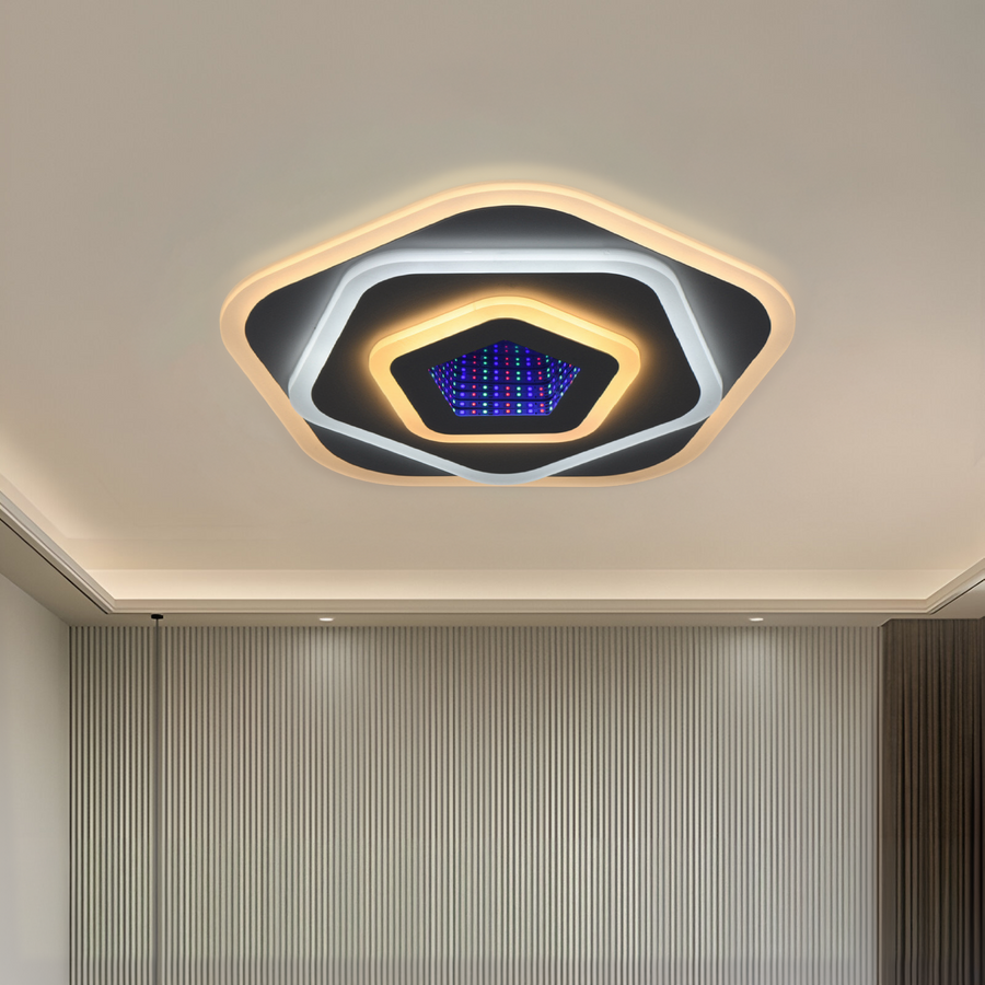 Lampadario LED NEXA 3D 39W, Diametro 23cm, Luce Fredda/Calda/Neutra, Lampadario LED Bianco Titolo predefinito Alessandro Design