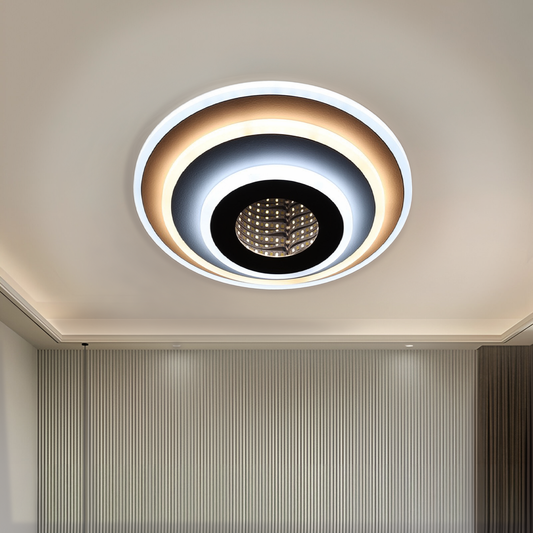 Lampadario LED NEXA ROTUND 3D 39W, Luce Fredda/Calda/Neutra, Lampadari LED Bianchi Titolo predefinito Alessandro Design