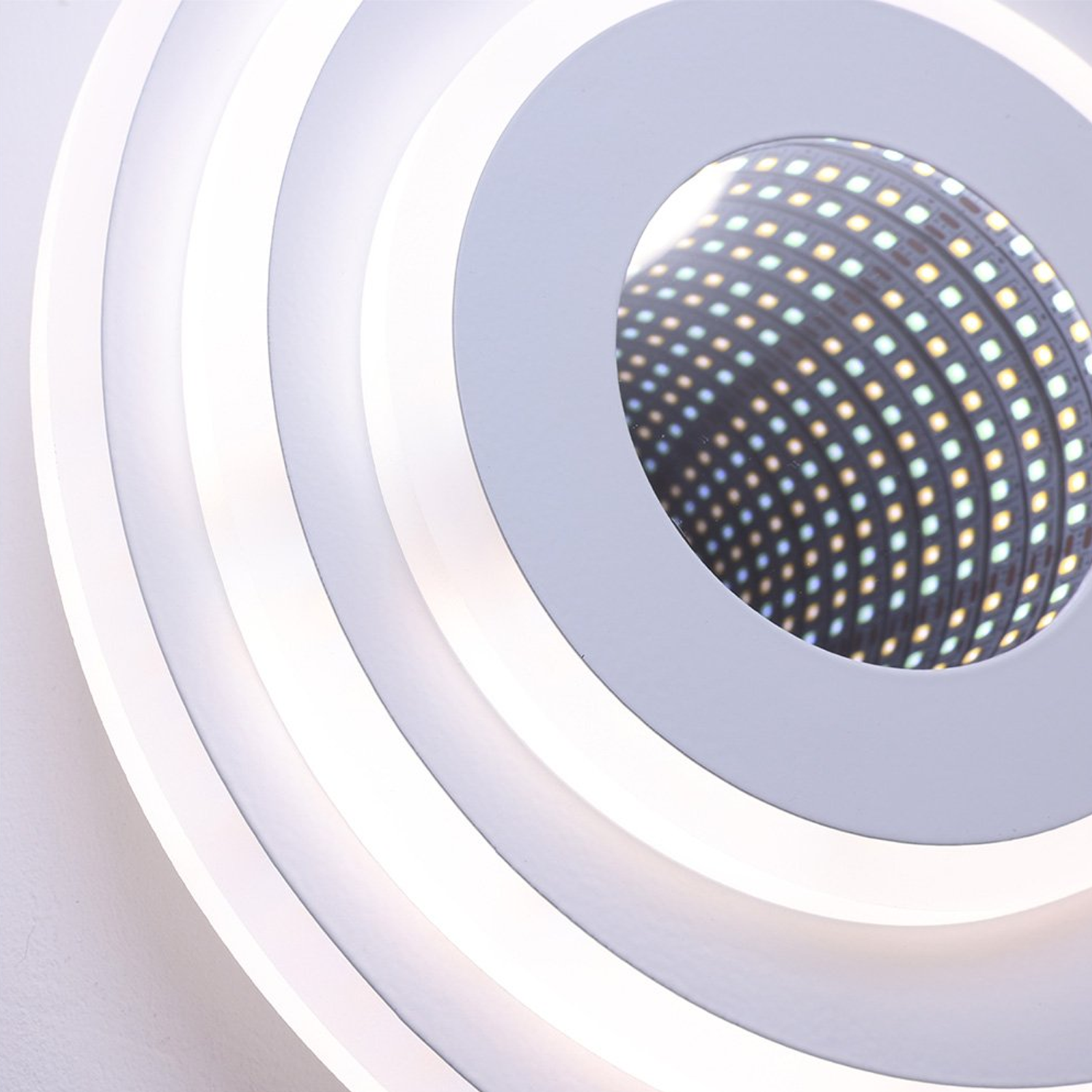 Lampadario LED NEXA ROTUND 3D 39W, Luce Fredda/Calda/Neutra, Lampadari LED Bianchi Titolo predefinito Alessandro Design